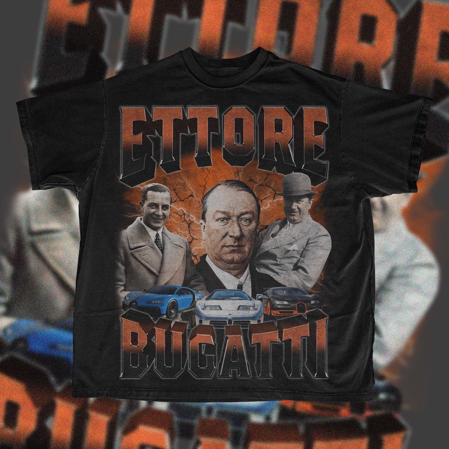 Ettore Bugatti Vintage Style T-Shirt