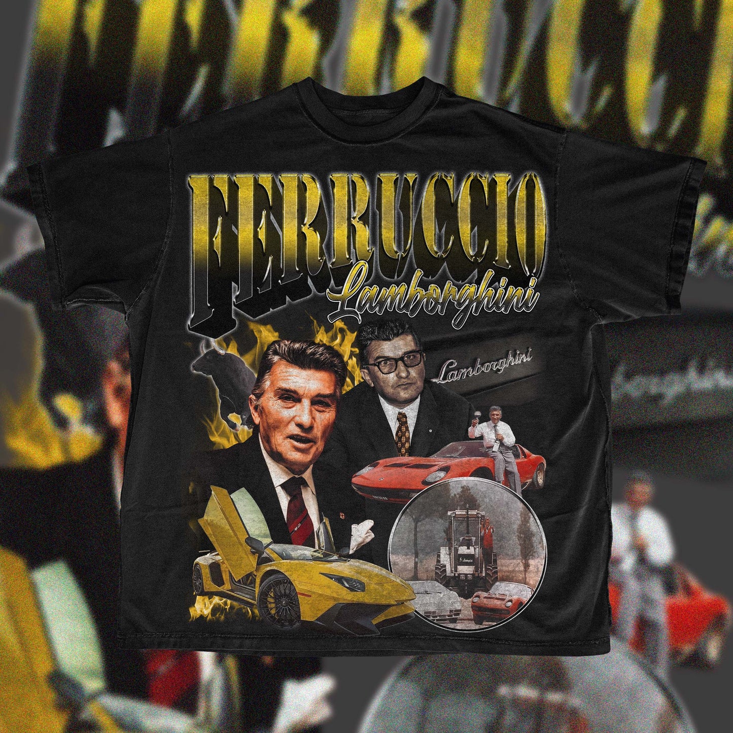 Ferruccio Lamborghini Vintage Style T-Shirt